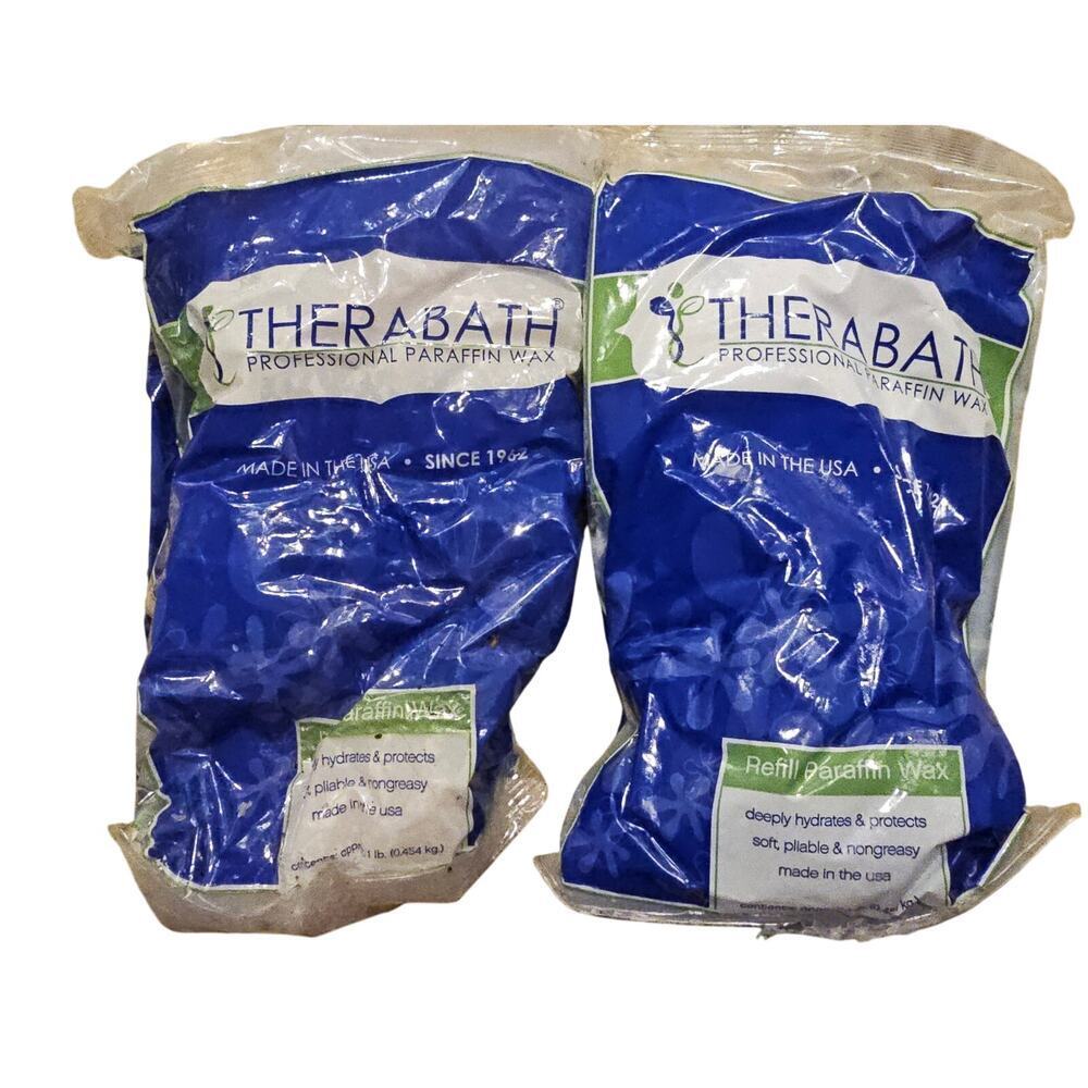 Therabath Paraffin Wax Refill Thermotherapy Arthritis Discomfort lot of 2 *READ*